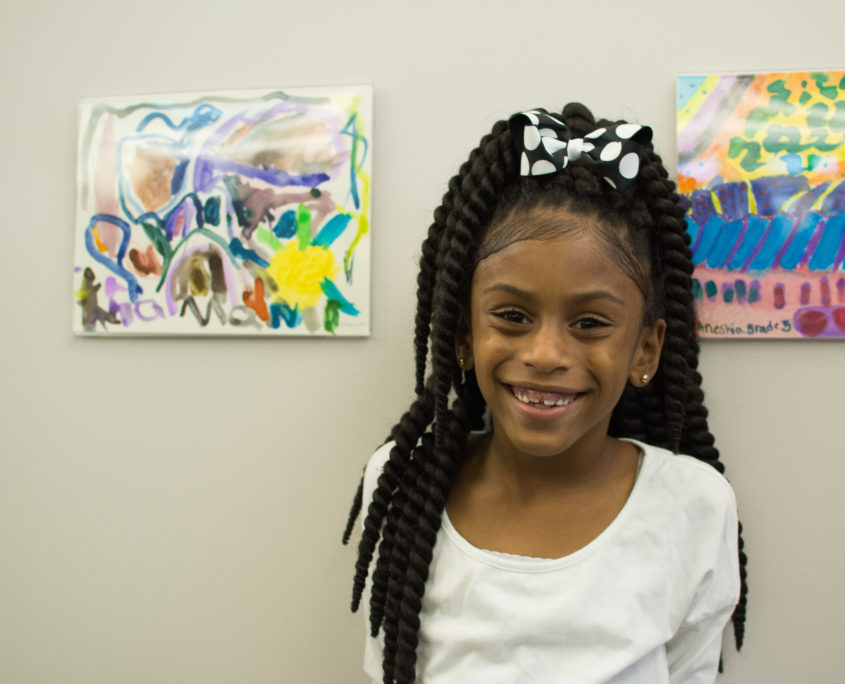 art display at BofA Dudley branch